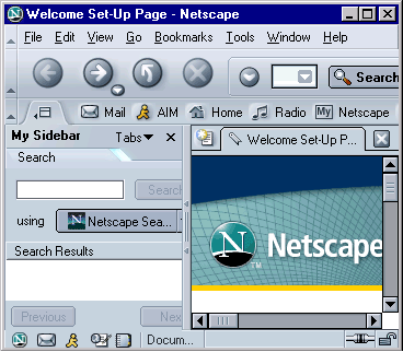 Netscape IMAP mail screenshot