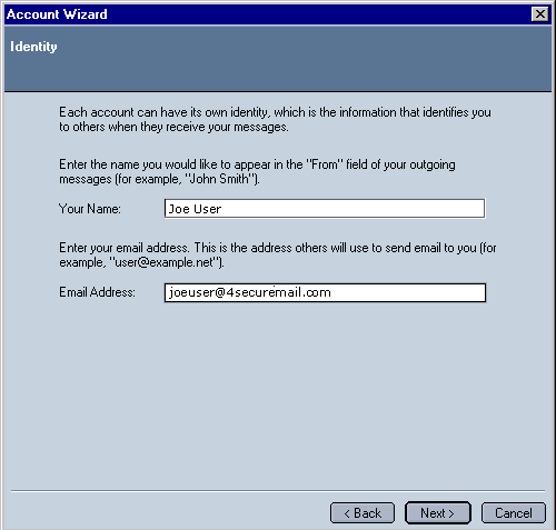 Netscape IMAP mail screenshot